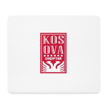 Kosovo Shqiptar conception - Tapis de souris (format paysage) - blanc - Devant