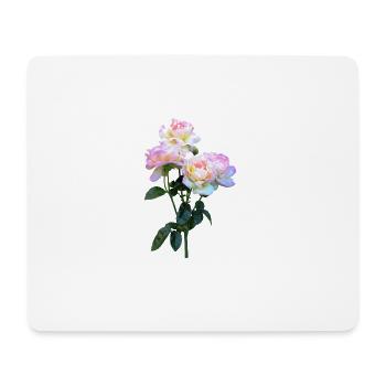 flowers blumen garten garden spring8 - Mousepad (Querformat) - Weiß - Vorne