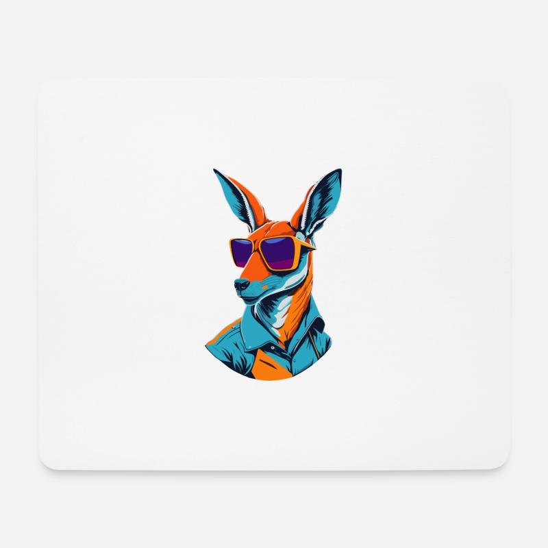 Strahlendes Roo-Revival - Mousepad (Querformat) - Weiß
