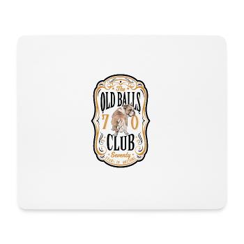 70 ans The Old Balls Club Membre du 70e anniversaire - Tapis de souris (format paysage) - blanc - Devant