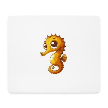 Seepferdchen - Mousepad (Querformat) - Weiß - Vorne