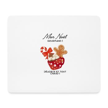 Joyeux_noel_gourmand-_Pain Gewürze - Mousepad (Querformat) - Weiß - Vorne