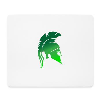 Sparta Design, green - Mouse Pad (horizontal) - white - Front