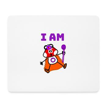 I am O! - Mouse Pad (horizontal) - white - Front