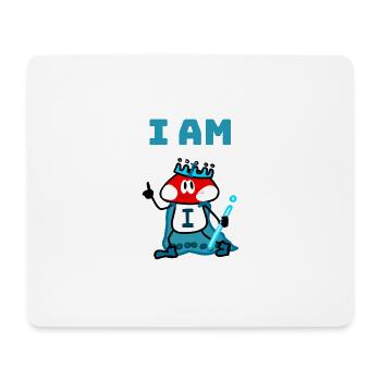I AM I - Mouse Pad (horizontal) - white - Front
