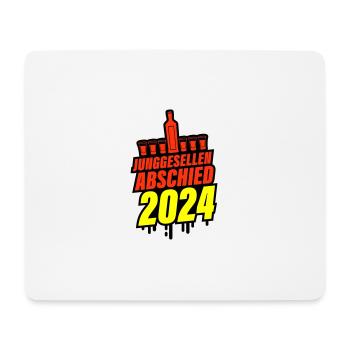 Junggesellen Abschied 2024 - Mousepad (Querformat) - Weiß - Vorne