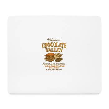 Chocolate Valley - Mouse Pad (horizontal) - white - Front