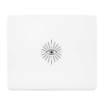 Mystic Eye Radiance Design - Mouse Pad (horizontal) - white - Front