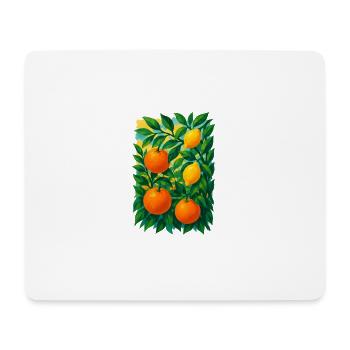 Der Traum von Zitrushainen - Mousepad (Querformat) - Weiß - Vorne