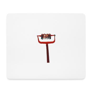 Dream Achterbahn in leuchtenden Farben - Mousepad (Querformat) - Weiß - Vorne