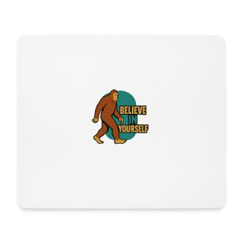 Inspirational Call for Self-Confidence and Faith - Mouse Pad (horizontal) - white - Front