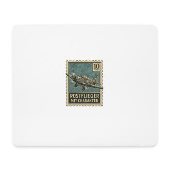 Tante Ju52 Postflieger Briefmarke - Mousepad (Querformat) - Weiß - Vorne