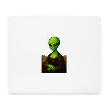 Alionde - Portrait d'ET avec style Renaissance - Tapis de souris (format paysage) - blanc - Devant