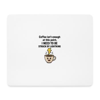 Kaffeekrähtesurrealismus Illustration - Mousepad (Querformat) - Weiß - Vorne