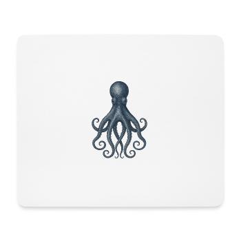 Contemporary Octopus Abstract Design - Mouse Pad (horizontal) - white - Front