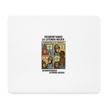Die Demontage der schwarzen Legende - Mousepad (Querformat) - Weiß - Vorne