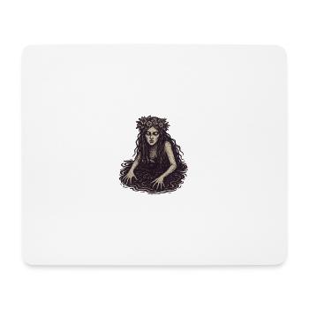 Mystic Water Nymph Illustration - Mouse Pad (horizontal) - white - Front