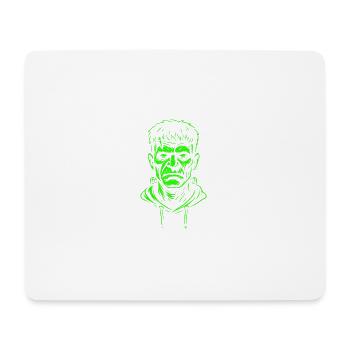 Neon Halloween Shirt | Classic Monster Design - Mousepad (Querformat) - Weiß - Vorne