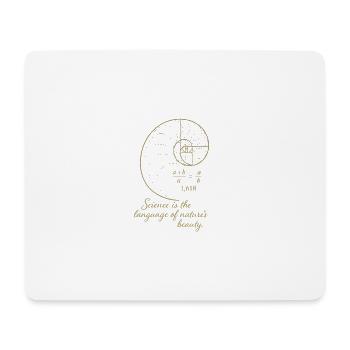 Golden Ratio - Mousepad (Querformat) - Weiß - Vorne