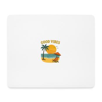 Sunset Beach Motif - Mouse Pad (horizontal) - white - Front