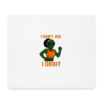 Alien Fitness T-Shirt – Cardio Queen von Venus - Mousepad (Querformat) - Weiß - Vorne