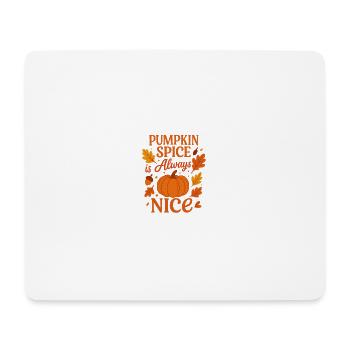 Autumnal pumpkin saying te-shirt design - Mouse Pad (horizontal) - white - Front