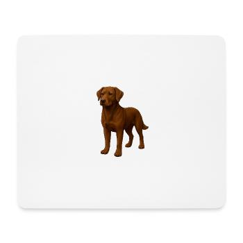 Labrador - Tapis de souris (format paysage) - blanc - Devant