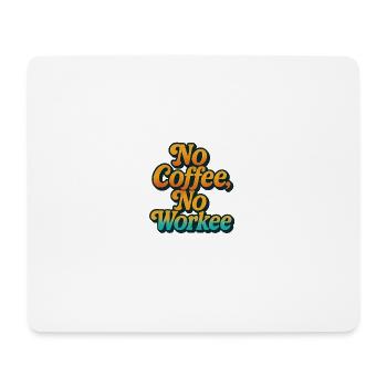 Bold Coffee Motivation Quote Design - Mousepad (Querformat) - Weiß - Vorne