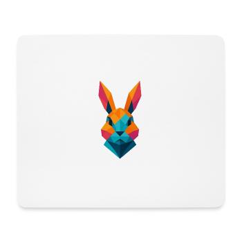 Rabbit | Bunny Head Print / Print / Design - Mouse Pad (horizontal) - white - Front