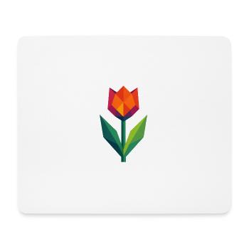 Tulip | colorful geometric - Mouse Pad (horizontal) - white - Front