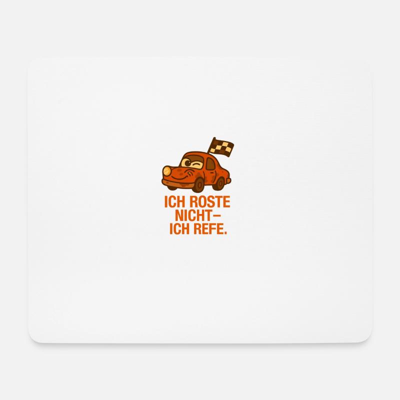 Ich_Roste_nicht_ich_Reife - Tapis de souris (format paysage) - blanc