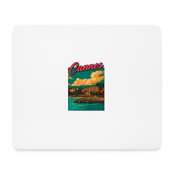 Cannes - Mouse Pad (horizontal) - white - Front