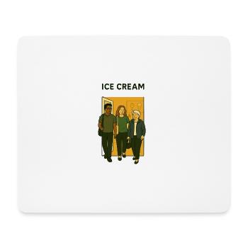 mit Oma unterwegs - Mousepad (Querformat) - Weiß - Vorne