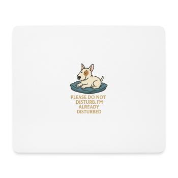 Bitte nicht stören, Dog Nap Tee - Mousepad (Querformat) - Weiß - Vorne