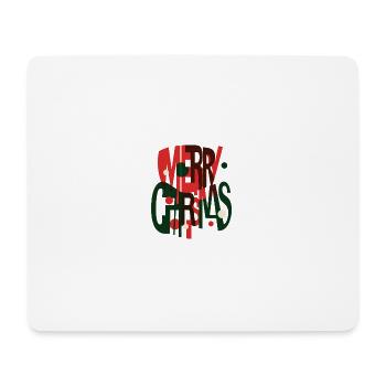 Merry Christmas – Futuristic Xmas Design - Mouse Pad (horizontal) - white - Front