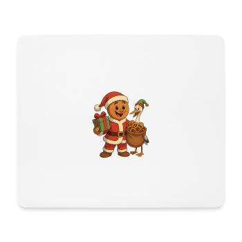 Mannele Elsass Weihnachtslebkuchen Brezeln - Mousepad (Querformat) - Weiß - Vorne