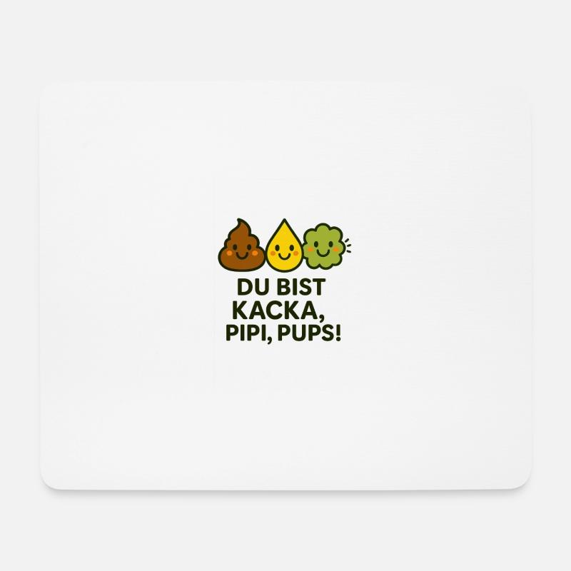 Du bist... - Mousepad (Querformat) - Weiß