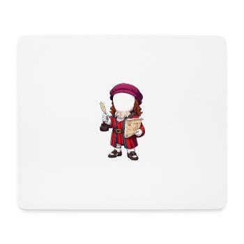 Gigi davinci - Mouse Pad (horizontal) - white - Front