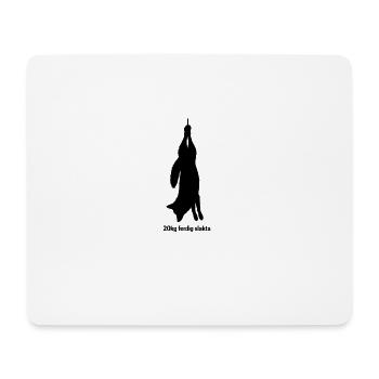 20 kg - Tapis de souris (format paysage) - blanc - Devant