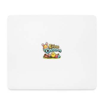 Pâques de l’amour des œufs - Tapis de souris (format paysage) - blanc - Devant
