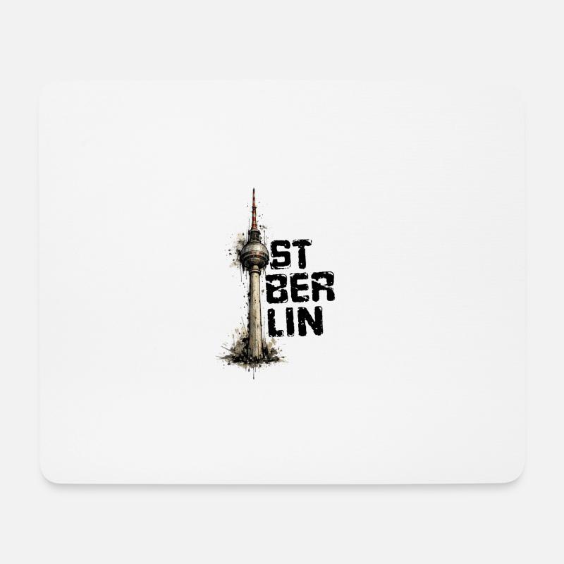 Ostberlin - Mousepad (Querformat) - Weiß