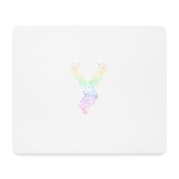 Deer Rainbow - Mouse Pad (horizontal) - white - Front