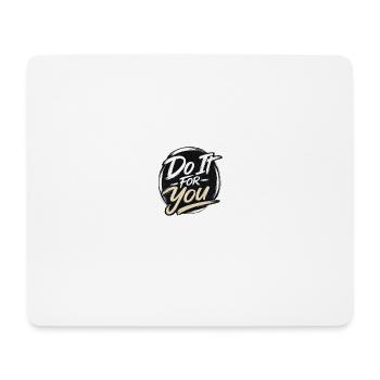 Fais-le pour toi - Tapis de souris (format paysage) - blanc - Devant