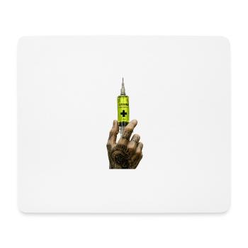 Nadel & Neon Medizin Tattoo - Mousepad (Querformat) - Weiß - Vorne