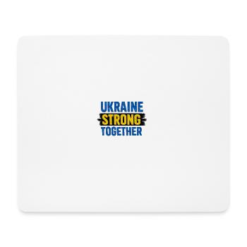 Ukraine Design Ukraine Flag Sunflower Wheat Map - Mousepad (Querformat) - Weiß - Vorne