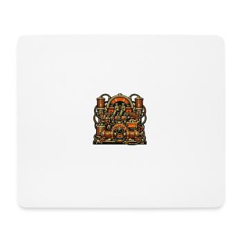 Electrician Tools Power Technology Design - Mouse Pad (horizontal) - white - Front