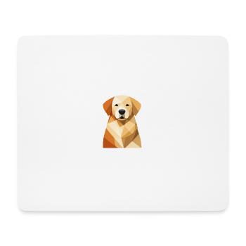 Golden Dog Family Retriever Dog Nature Love - Mouse Pad (horizontal) - white - Front
