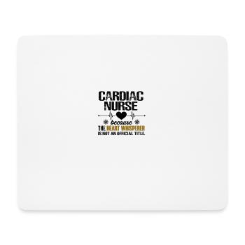 Cardiac Nurse Gift for Healthcare Hero - Mouse Pad (horizontal) - white - Front