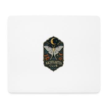 Nachtgarten Club - Mousepad (Querformat) - Weiß - Vorne