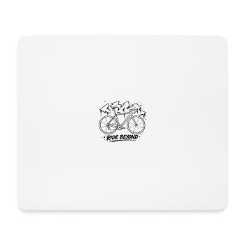 RIDE BEYOND Mountain Landscape Adventure - Mouse Pad (horizontal) - white - Front